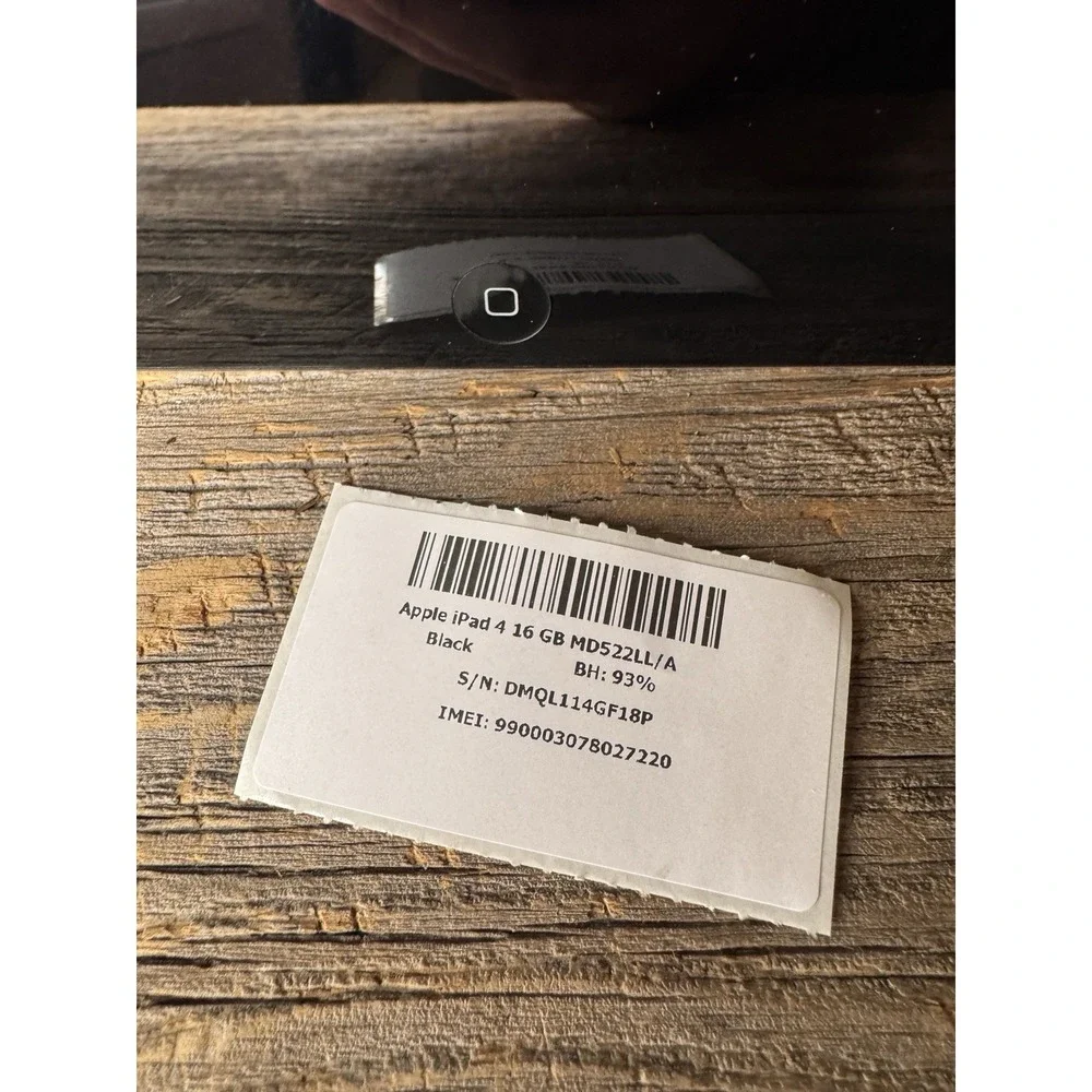 iPad 4 16G Black Silver Model‎ A 1460